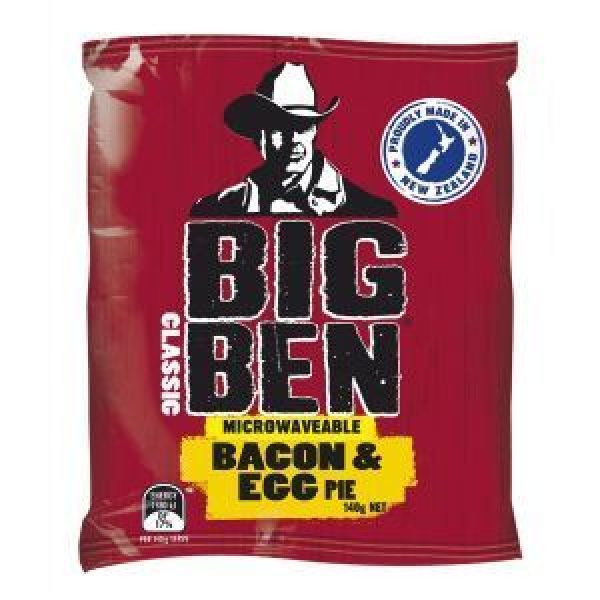 Big Ben Frozen Pie Single Bacon & Egg