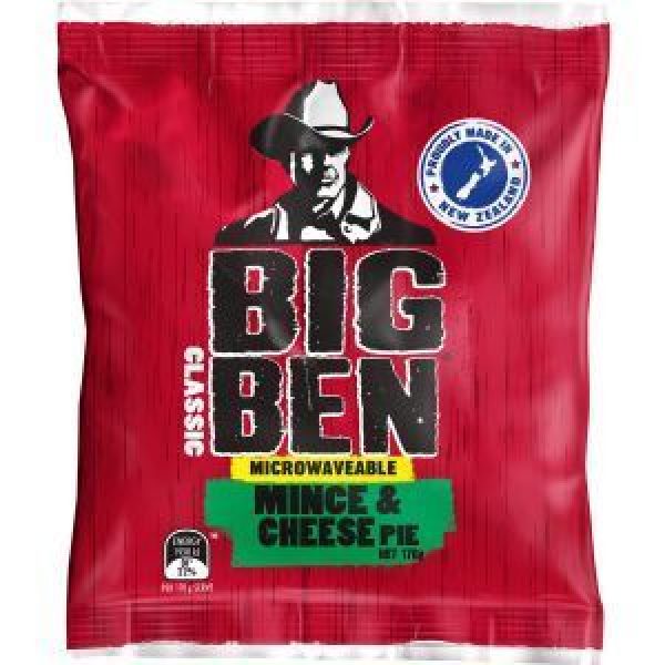 Big Ben Microwave Frozen Pie Single Mince & Cheese