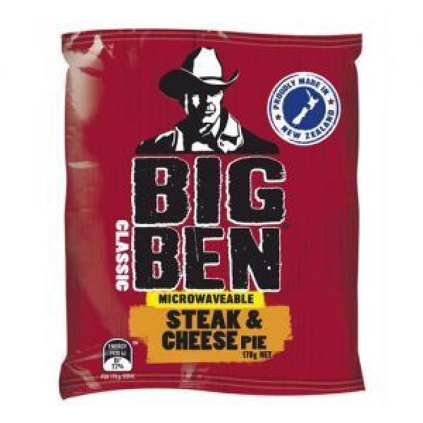 Big Ben Microwave Frozen Pie Single Steak & Cheese
