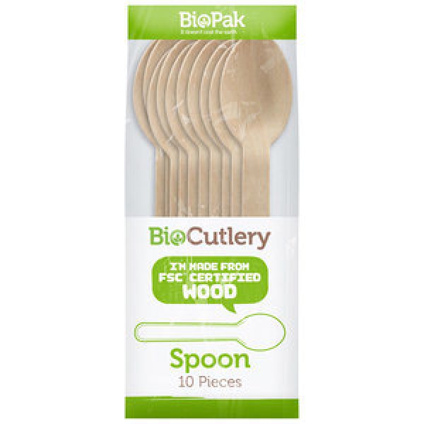 Biopak Spoons Wooden