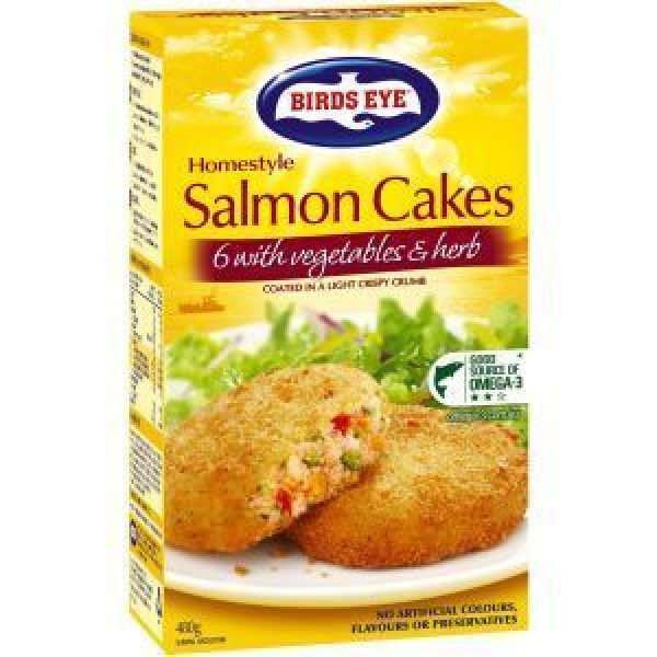 Birds Eye Fish Cakes Salmon, Herb & Vegetable