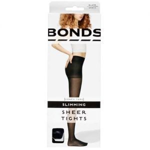 Bonds Comfy Tops Tights Small Slim Sheer Black