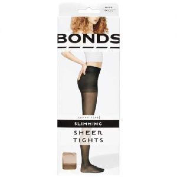 Bonds Comfy Tops Tights Small Slim Sheer Nude