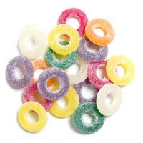 Bulk Rainbow Jelly Sweets Fruit Rings