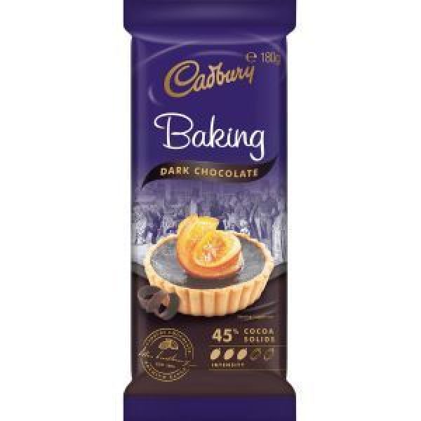 Cadbury Baking Cooking Chocolate Dark Block