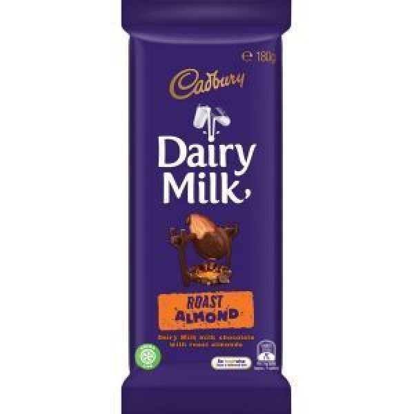 Cadbury Chocolate Block Dairy Milk Roast Almond