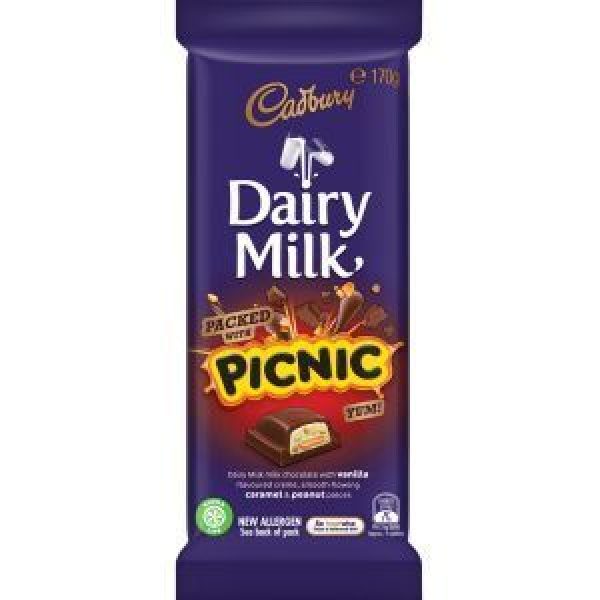 Cadbury Chocolate Block Packed With Picnic