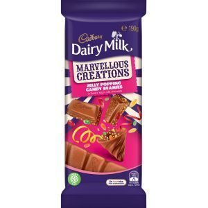 Cadbury Marvellous Creations Chocolate Block Jelly Pop Candy Beanies