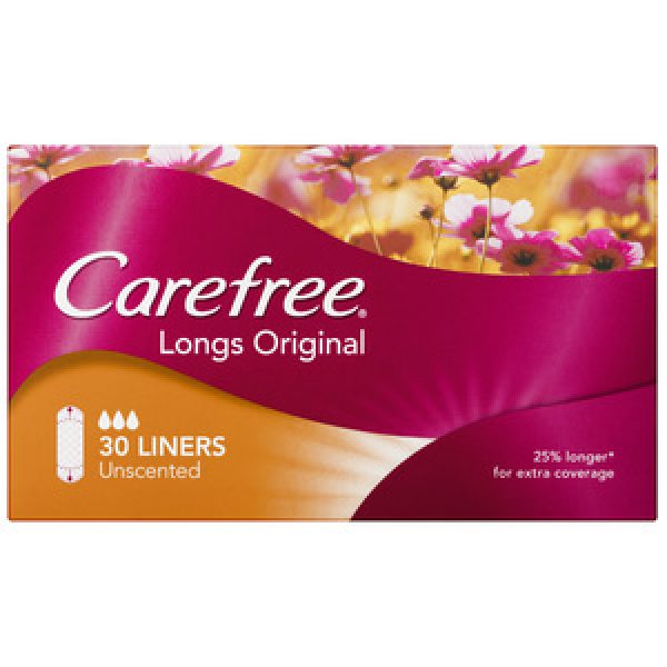 Carefree Panty Liners Long