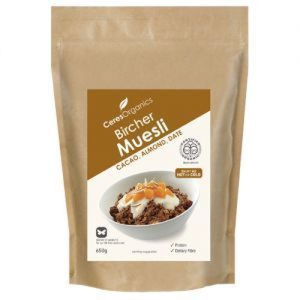 Ceres Organics Bircher Muesli Cacao Almond Macadamia