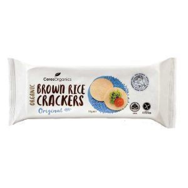 Ceres Organics Brown Rice Crackers Original