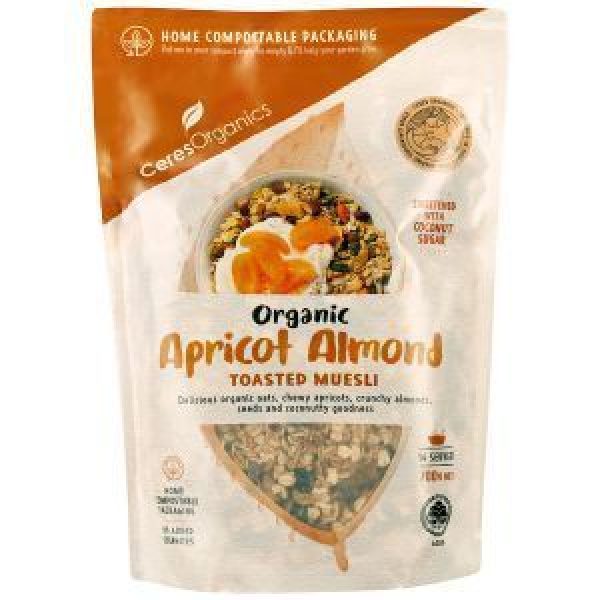 Ceres Organics Organic Muesli Apricot & Almond