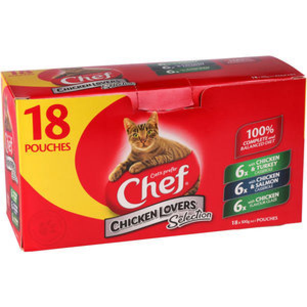 Chef Cat Food Chicken Lovers Selection
