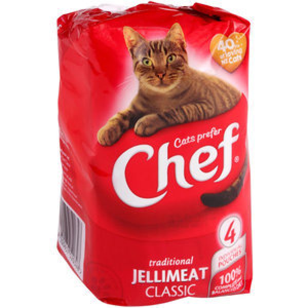 Chef Singles Cat Food Traditional Jellimeat 100g