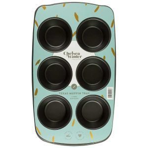 Chelsea Winter Muffin Pan Non Stick Texas 6 Cup