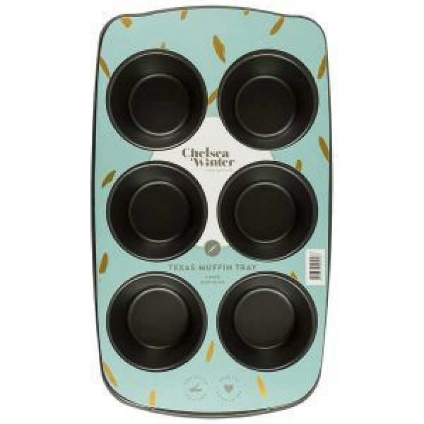 Chelsea Winter Muffin Pan Non Stick Texas 6 Cup