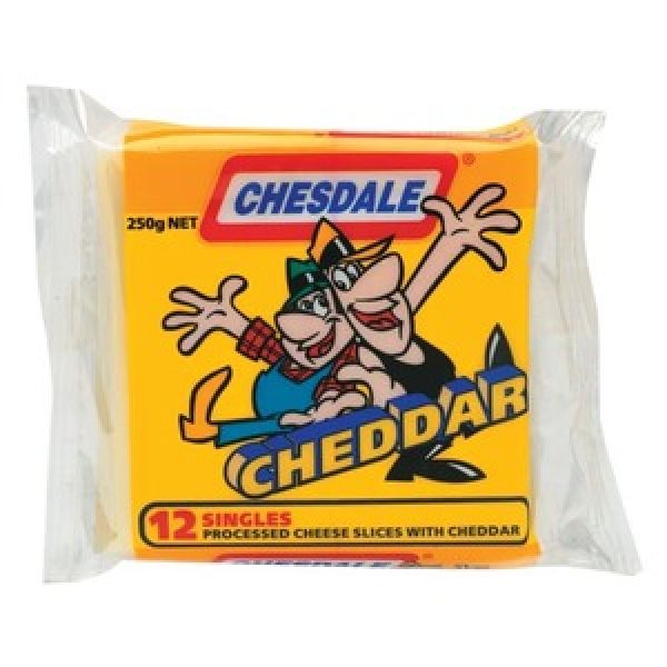 Chesdale Cheese Slices Plain Processed