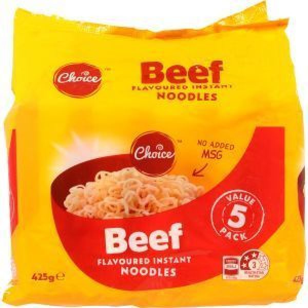 Choice Instant Noodles Multi Pack Beef