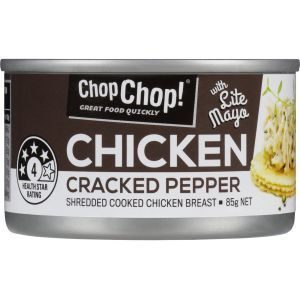 Chop Chop ! Chicken Shredded With Cracked Pepper