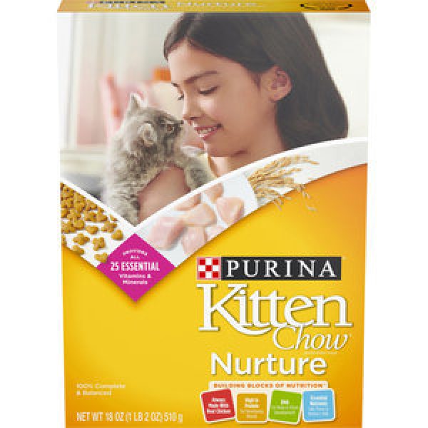 thumbnail image 2 of 2-Pack Purina Kitten Chow Nurture Dry Food - 14 Lb Bags Each 2 of 6