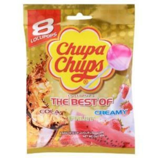 Chupa Chups Lollipops Best Of Bag 96g
