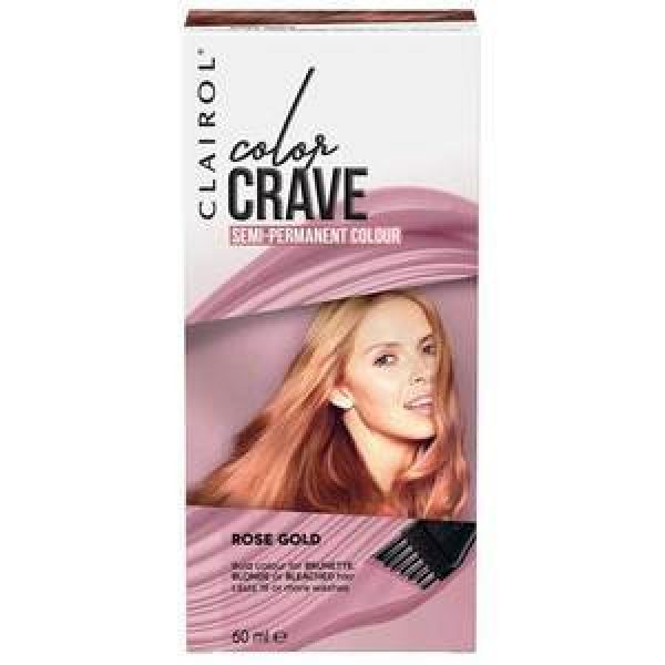 Clairol Color Hair Colour Crave Rose Gold Reviews - Black Box