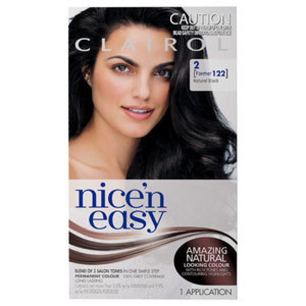 Clairol Nice N Easy Hair Colour Natural Black 122