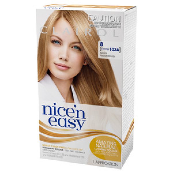 Clairol Nice N Easy Hair Colour Natural Medium Blonde 103a