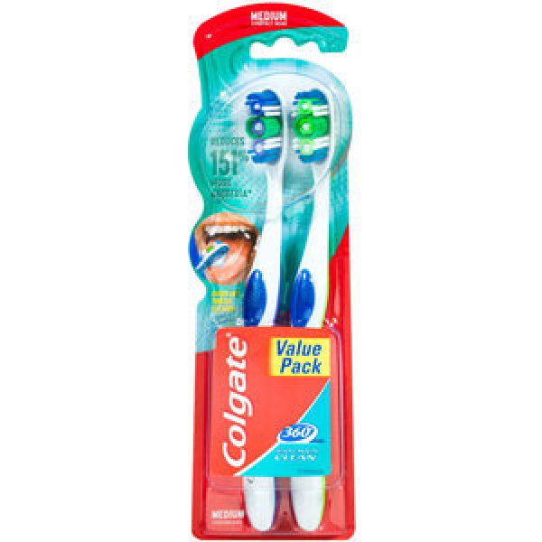 Colgate 360 Toothbrush Medium Whole Mouth Clean