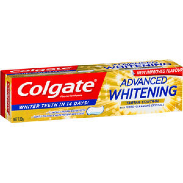 Colgate Advanced Whitening Toothpaste Tartar Control