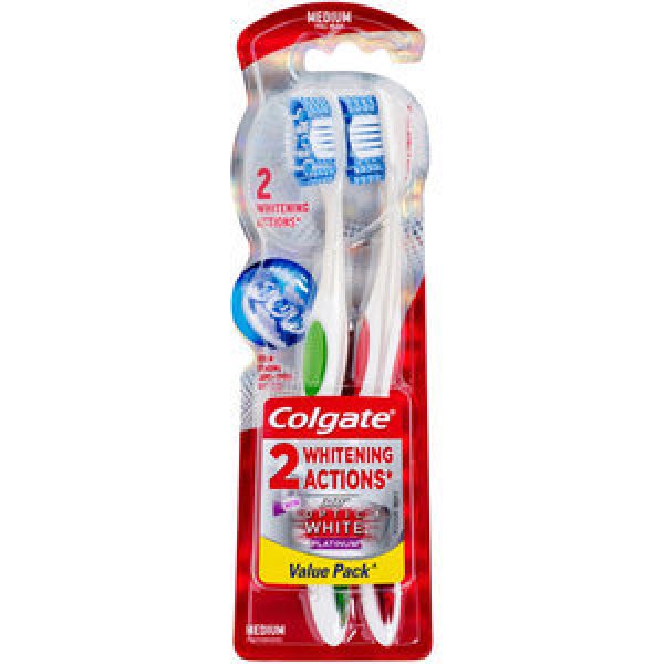 Colgate Optic White Toothbrush Platinum Medium