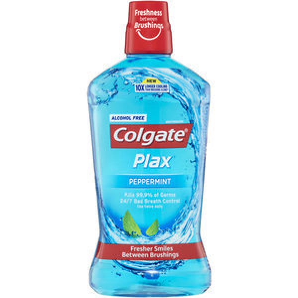 Colgate Plax Mouth Rinse Peppermint