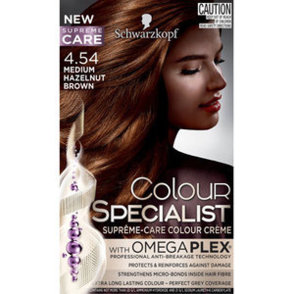 Colour Specialist Hair Colour Medium Hazel Brown 4-54 Reviews - Black Box