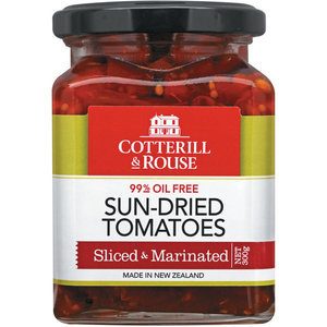 Cotterill & Rouse Sundried Tomatoes Sliced & Marinated