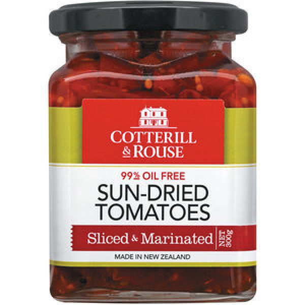 Cotterill & Rouse Sundried Tomatoes Sliced & Marinated