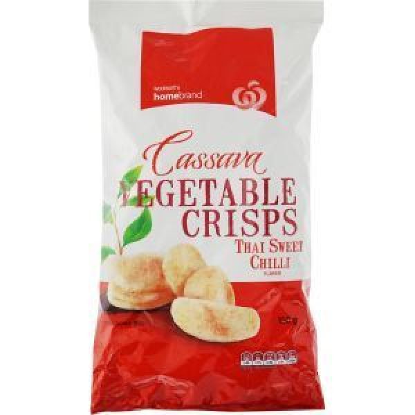 Countdown Cassava Vegetable Crisps Thai Sweet Chilli Reviews Black Box
