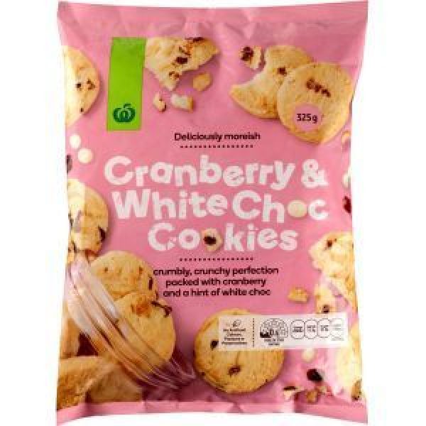 Countdown Cookies Cranberry & White Chocolate