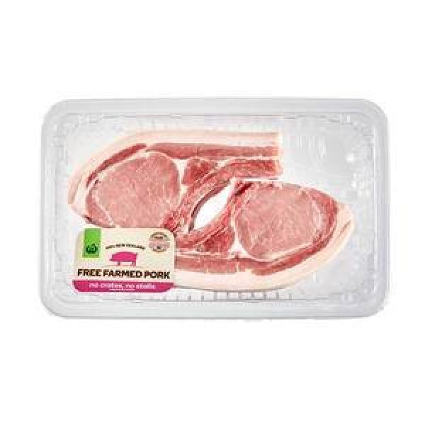 Countdown Free Farmed Pork Chops Loin