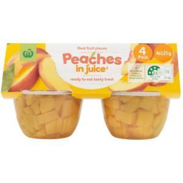 Countdown Fruit Snack Peaches In Juice