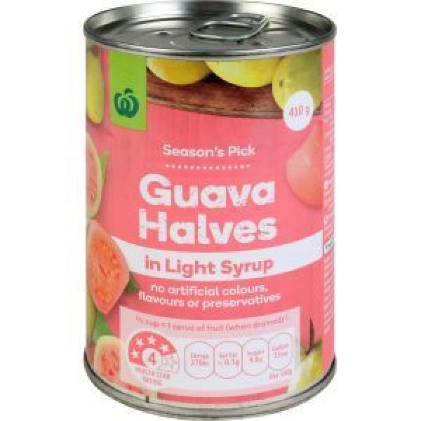Countdown Guava Halves In Light Syrup