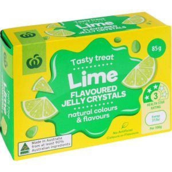 Countdown Jelly Crystals Lime Flavoured