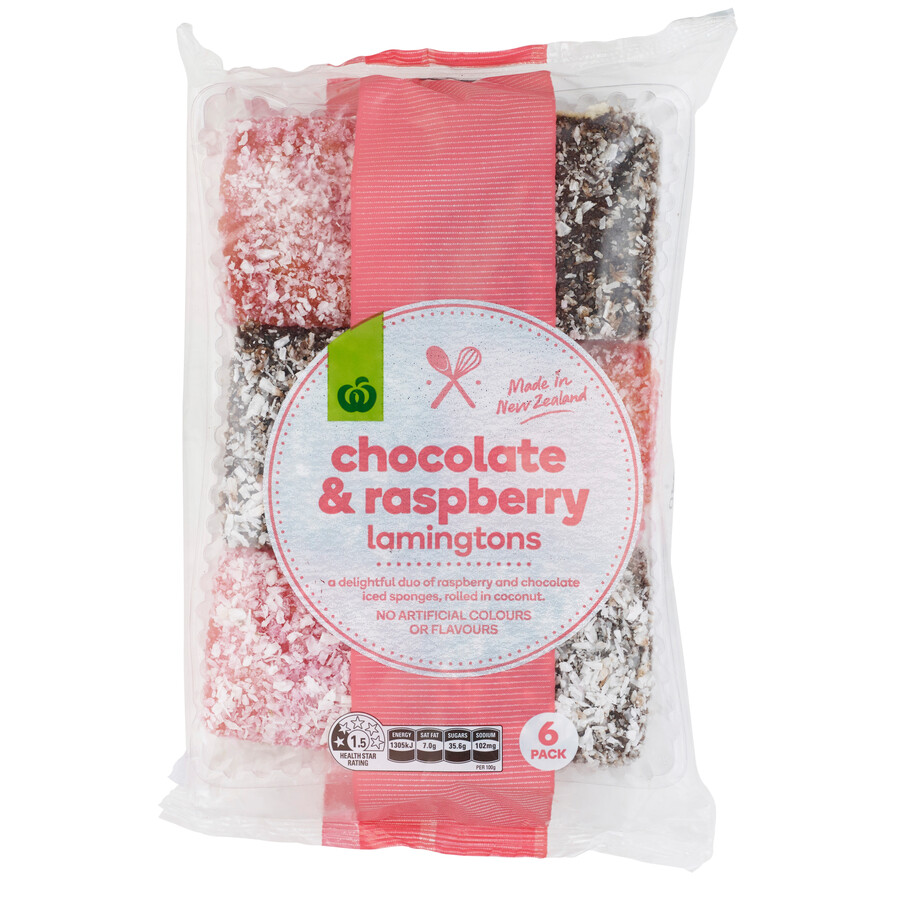 Countdown Lamingtons Chocolate & Raspberry Reviews Black Box