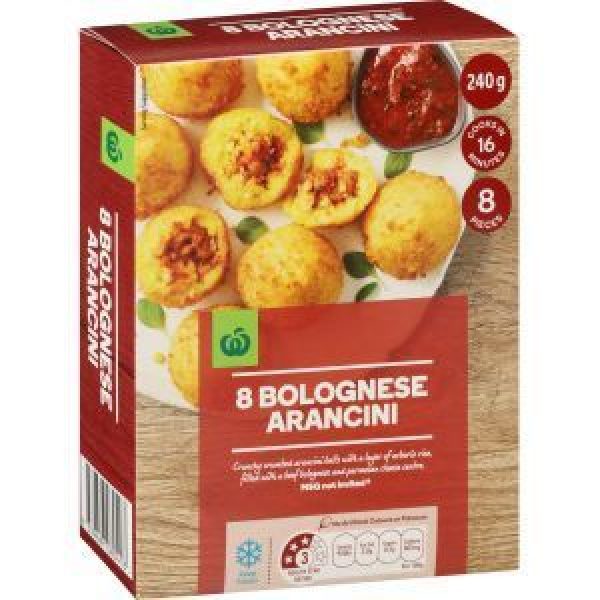 Countdown Party Snack Bolognese Arancini Balls 240g