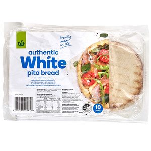 Countdown Pita Bread Authentic White