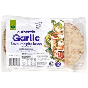 Countdown Pita Bread Garlic