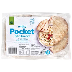 Countdown Pita Bread White Pockets