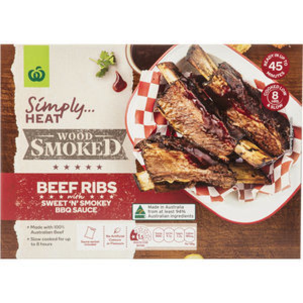 Countdown Simply Heat Beef Ribs Smoked
