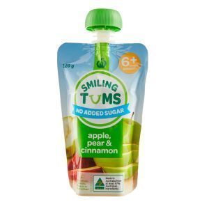 Countdown Smiling Tums Baby Food Apple, Pear & Cinnamon