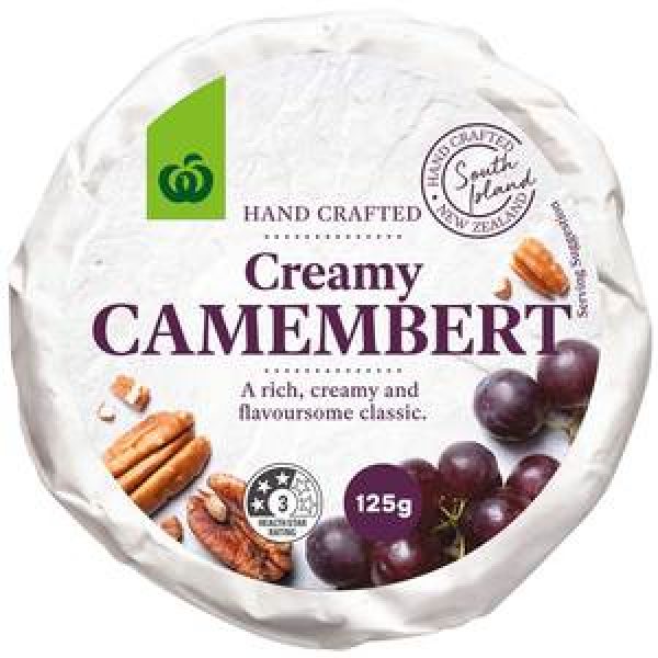 Countdown Soft White Cheese Creamy Camembert Wheel