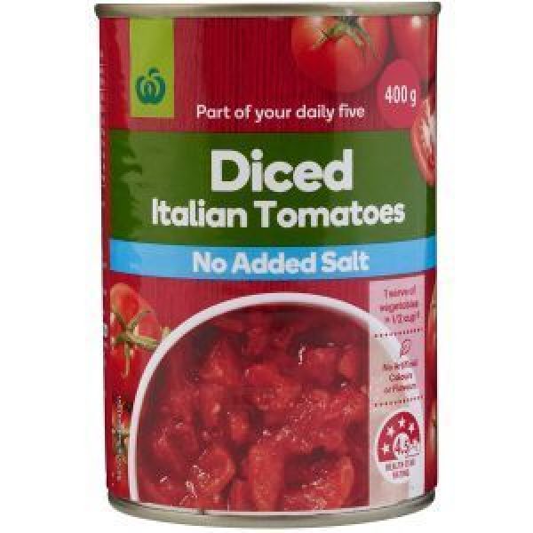Countdown Tomatoes Diced No Added Salt